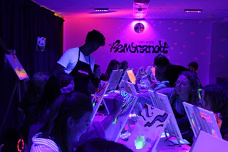 Neon Sip & Paint