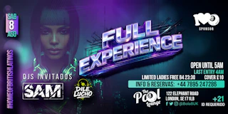 Full Experience at Bola 8 | Saturday 8 August