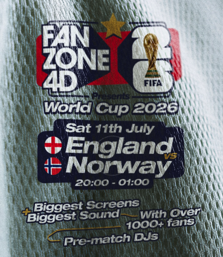 FANZONE 4D x The Steel Yard: England v Norway
