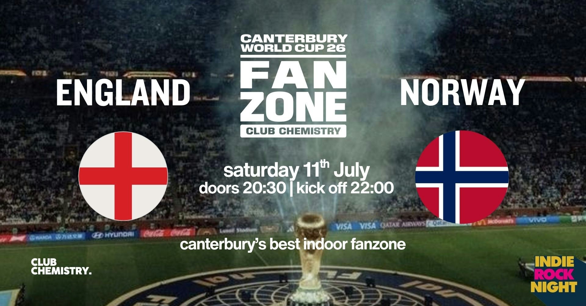 England vs Norway Outdoor & Indoor Fanzone