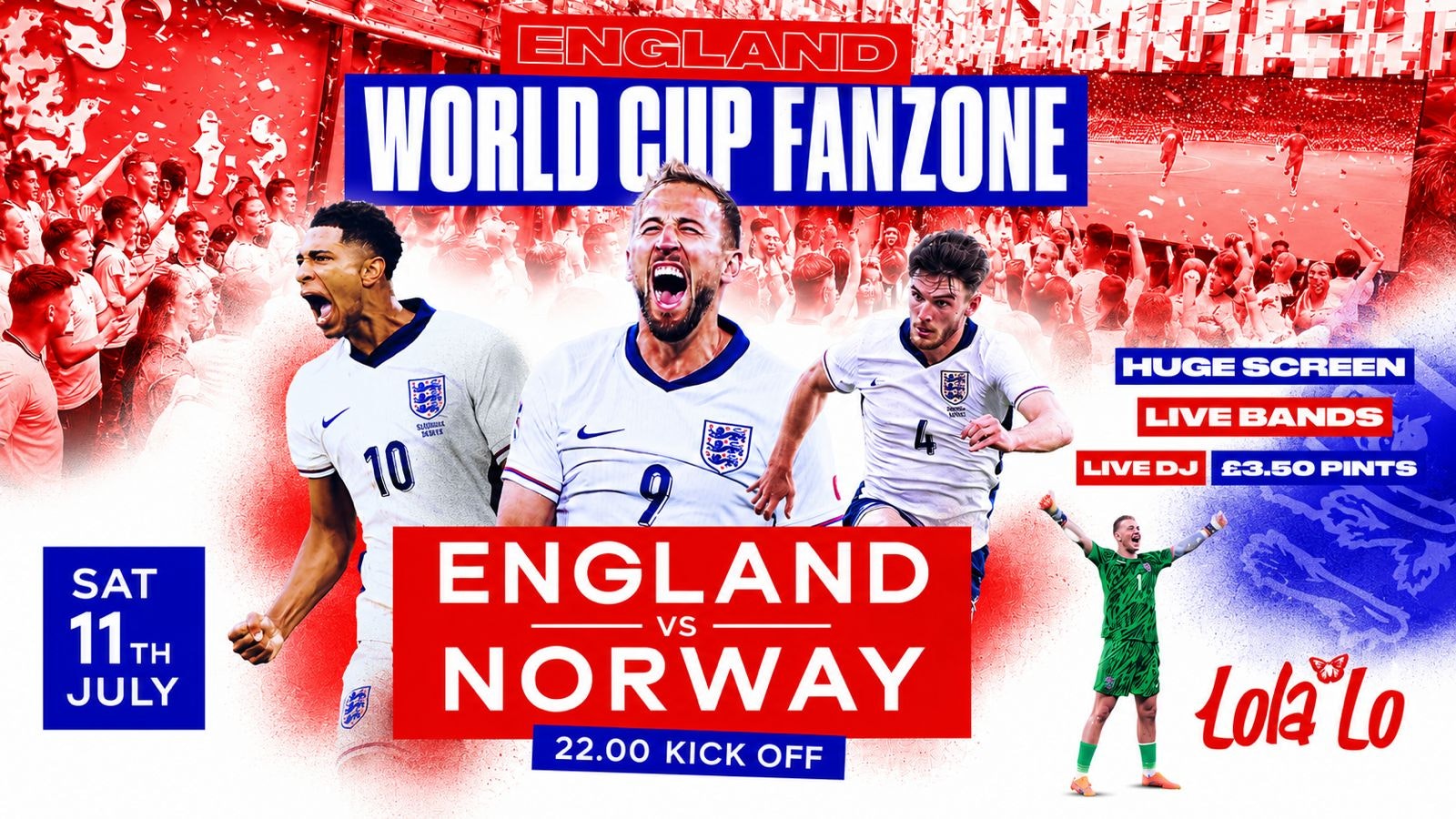 ENGLAND VS NORWAY🇳🇴 WORLD CUP FAN ZONE⚽️🏆
