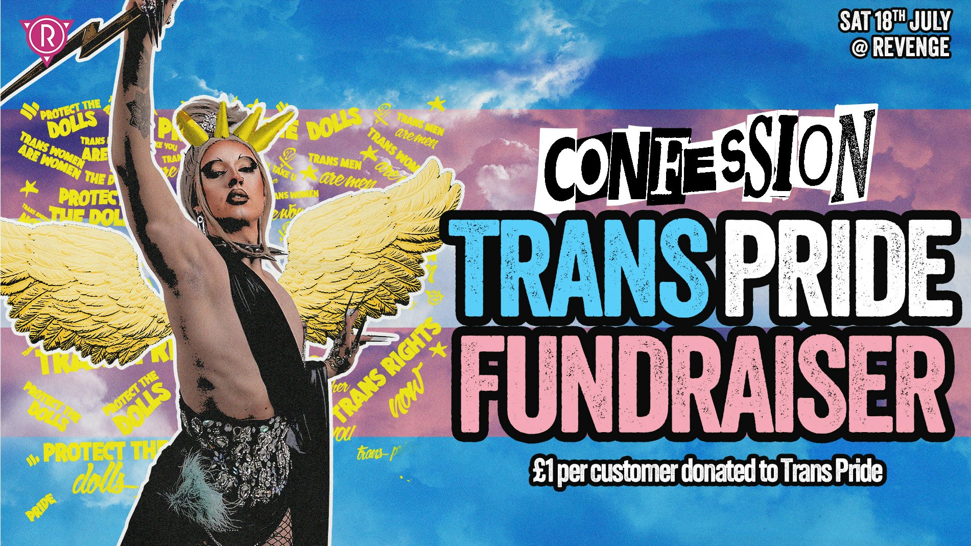 Confession: Trans Pride Fundraiser @ Revenge