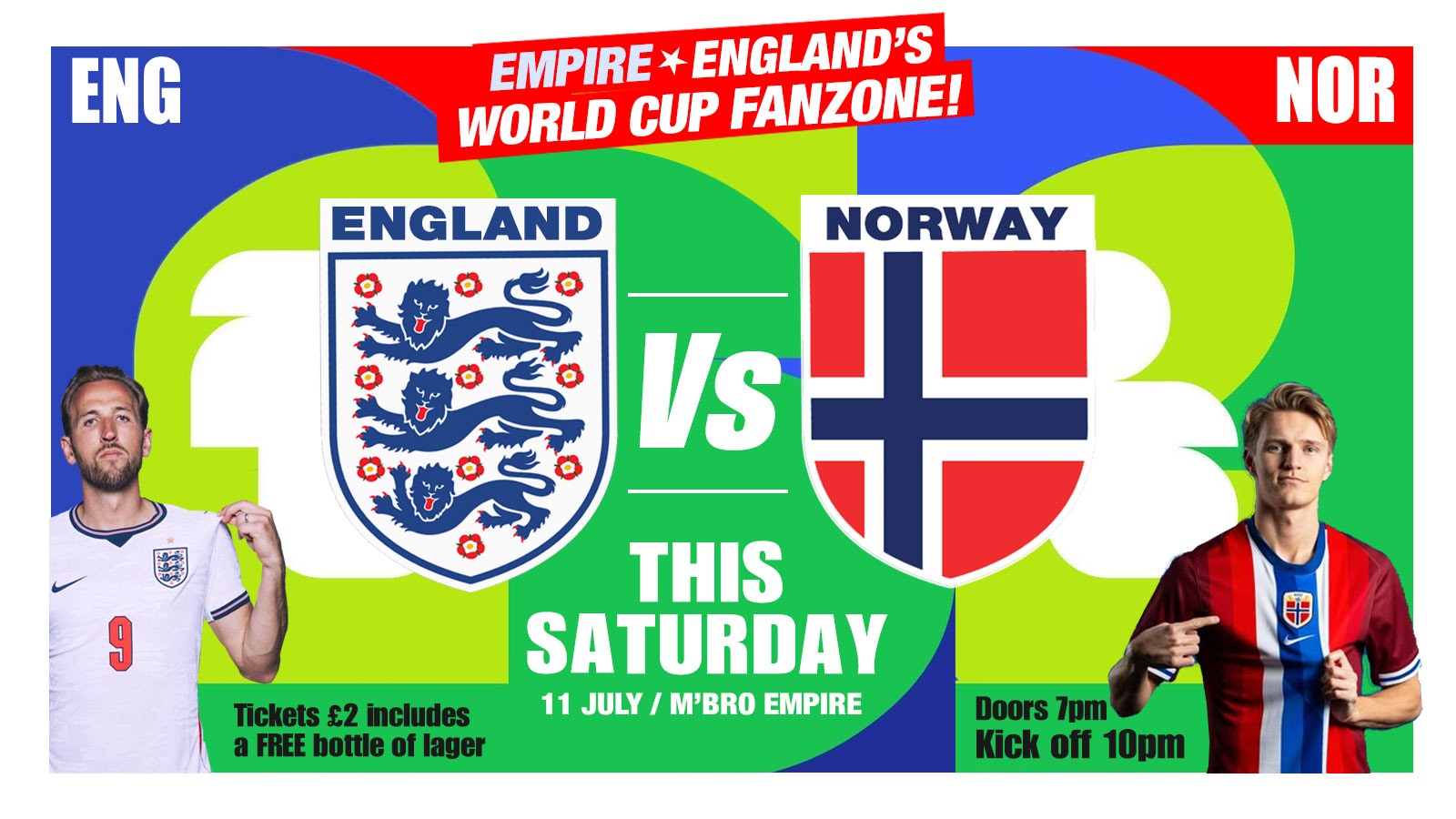 England vs. Norway (LIVE)