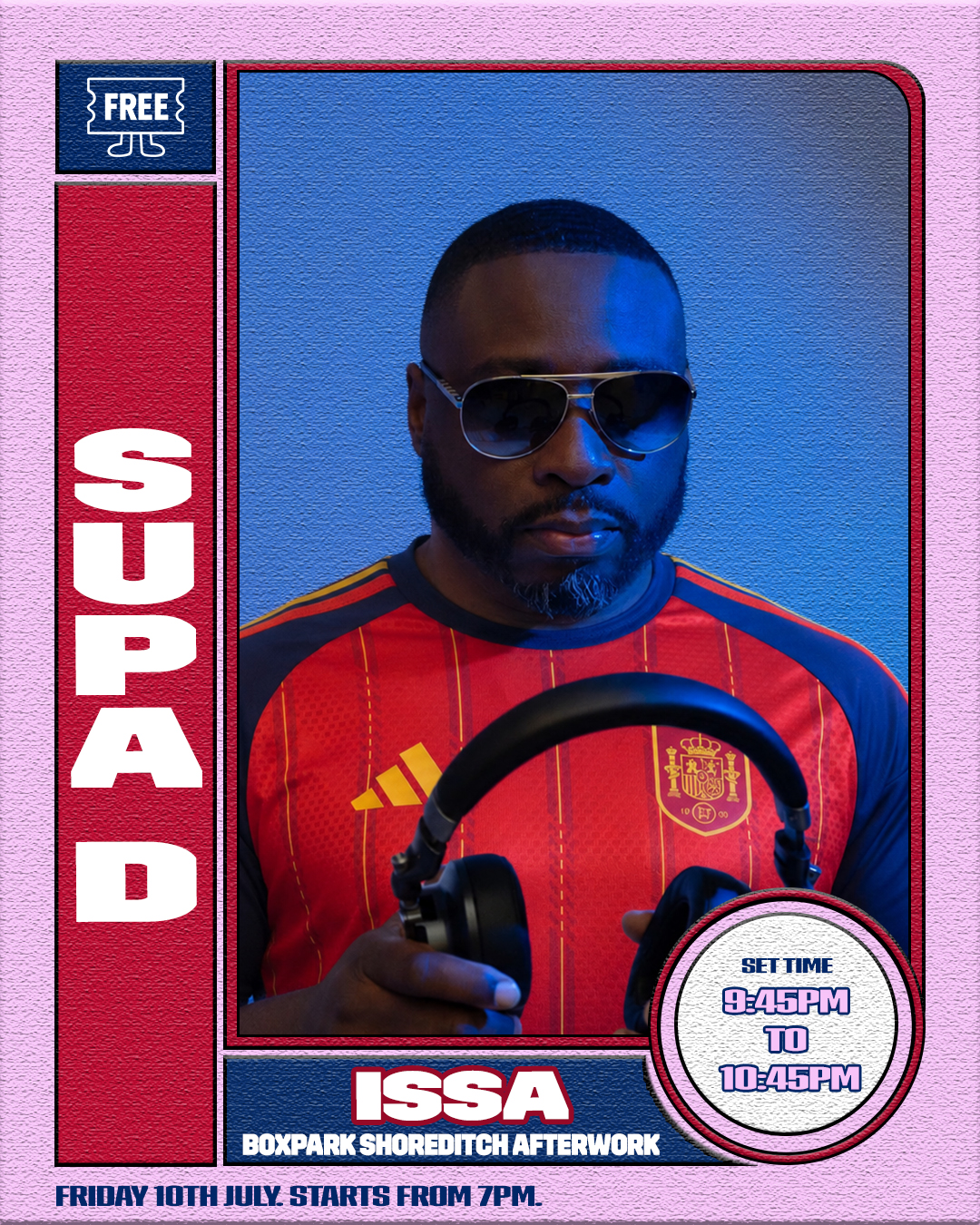 ISSA: FRIDAY AFTERWORK w) Supa D and Special Guests