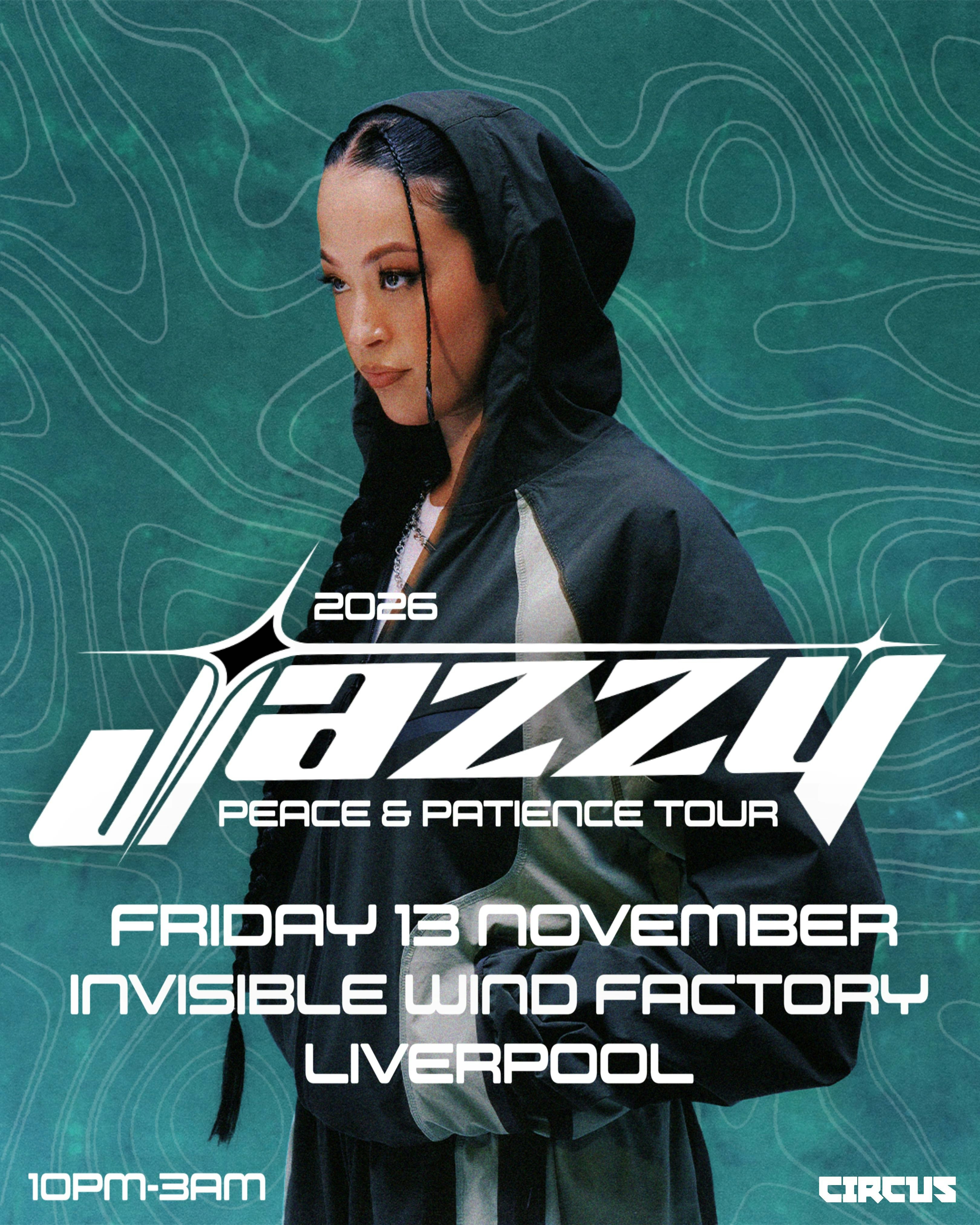 Jazzy (DJ Set) at Invisible Wind Factory, Liverpool – 13th November 2026