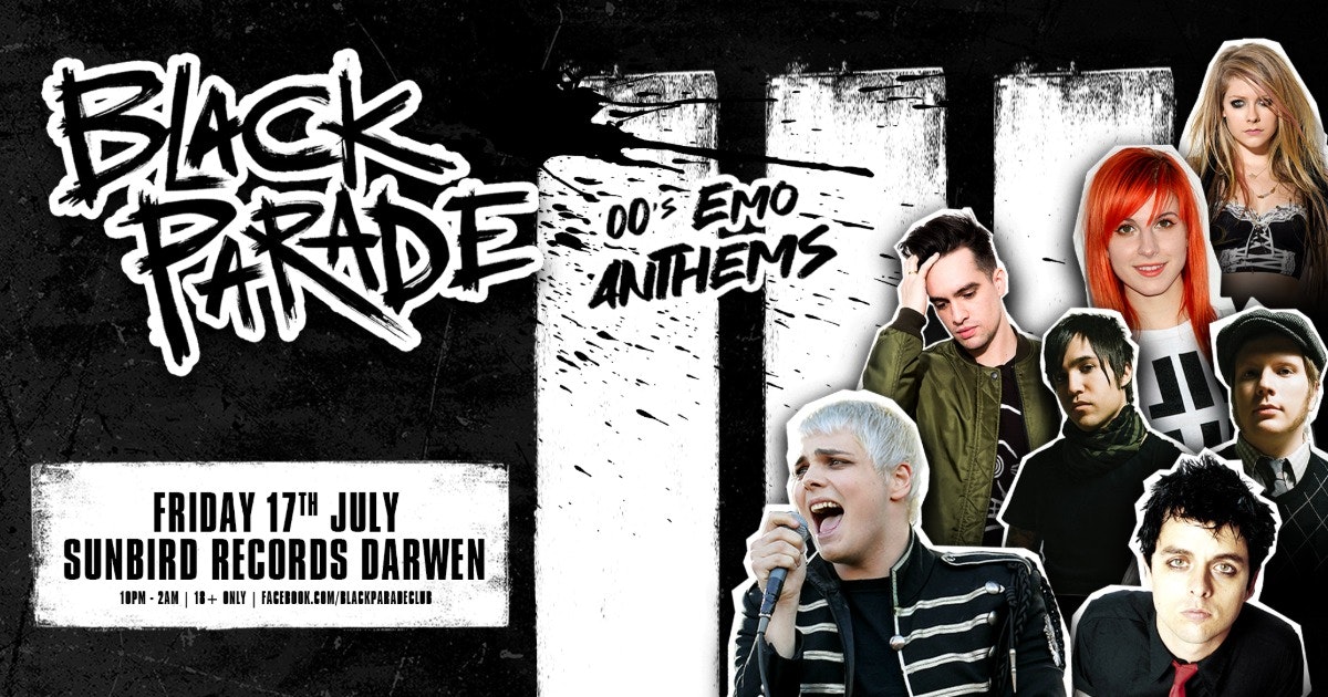 Black Parade – 00’s Emo Anthems – Friday 17th July 2026 | Sunbird Records, Darwen
