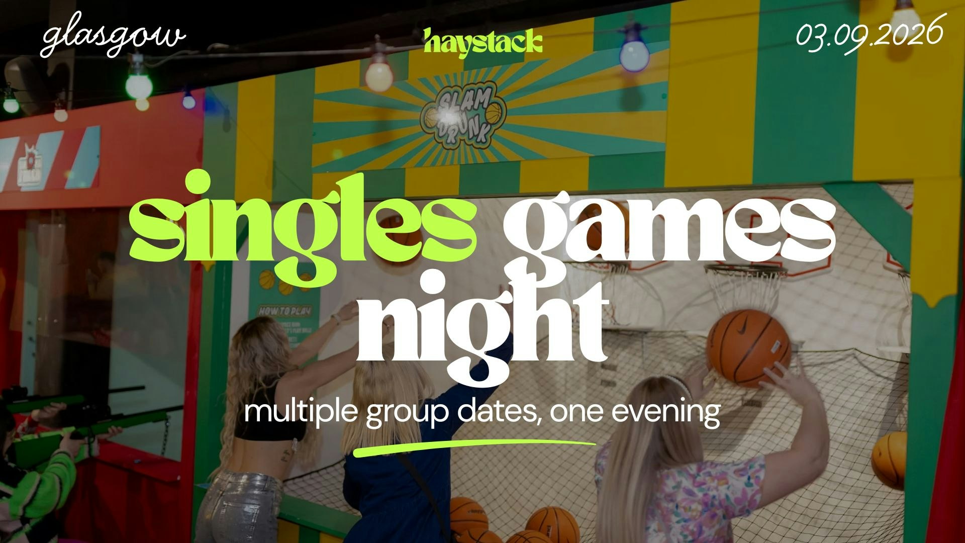 GAMES AND DRINKS WITH SINGLES | GLASGOW, FAYRE PLAY | THURSDAY 3RD SEPTEMBER