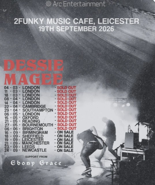 DESSIE MAGEE @ 2funkycafe, Leicester