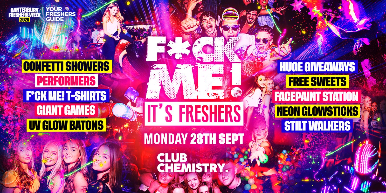 F*CK ME IT’S FRESHERS 2026