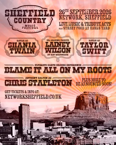 Poster for Sheffield Country Tribute Festival | Network at NETWORK SHEFFIELD, 26 September 2026
