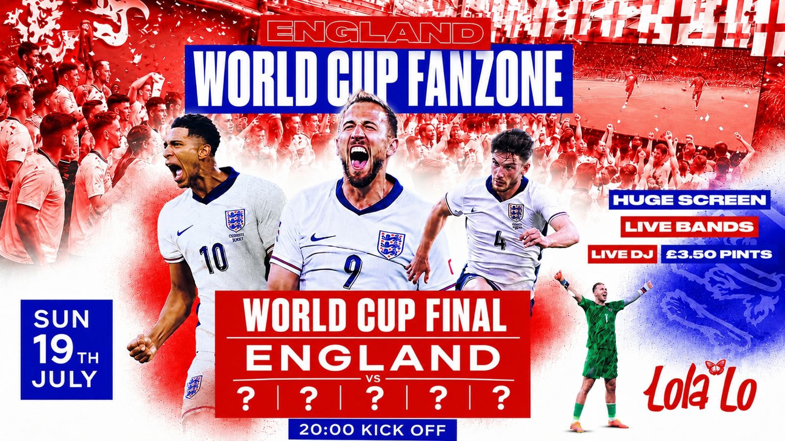 FIFA WORLD CUP FINAL 🏴󠁧󠁢󠁥󠁮󠁧󠁿 WORLD CUP FAN ZONE⚽️🏆