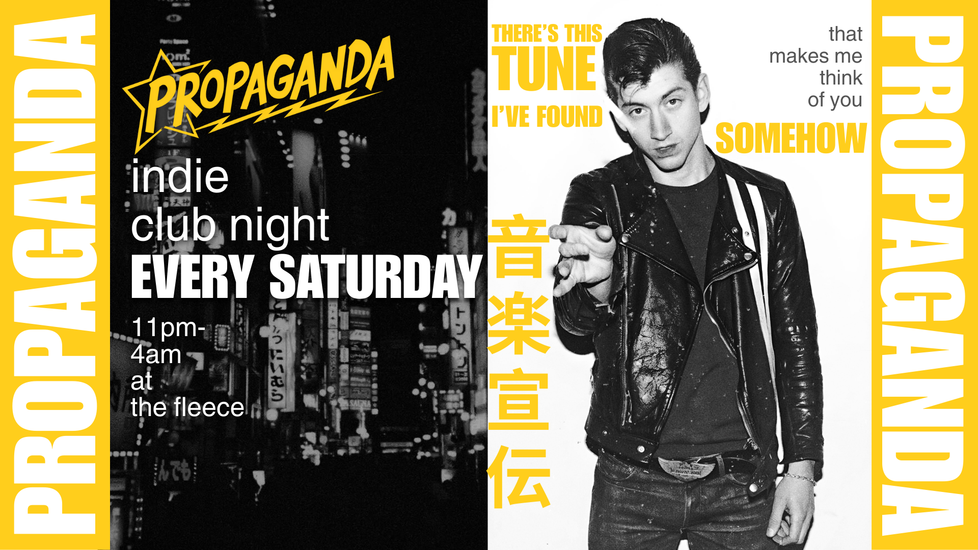 TONIGHT! Propaganda Bristol – Indie Club Night!