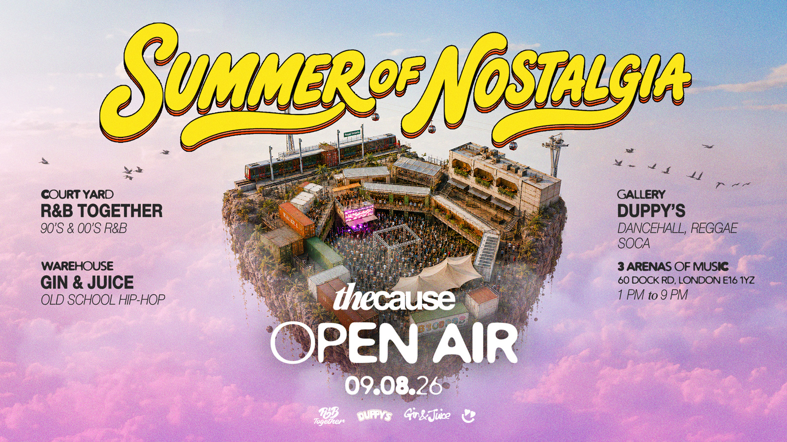 R&B TOGETHER x GIN & JUICE x DUPPY’S – SUMMER OPEN AIR FESTIVAL 2026 ☀️ [SELL-OUT WARNING] ⚠️