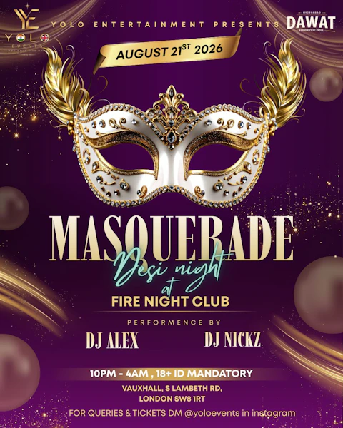 South Indian Masquerade Night