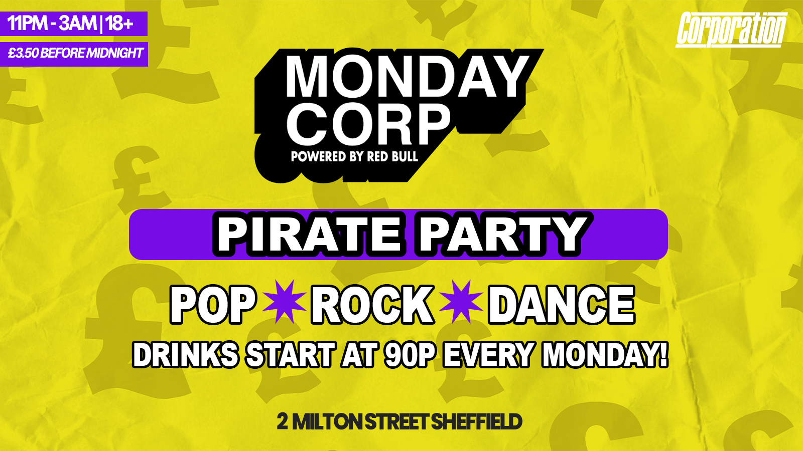 PIRATE PARTY | MONDAY CORP