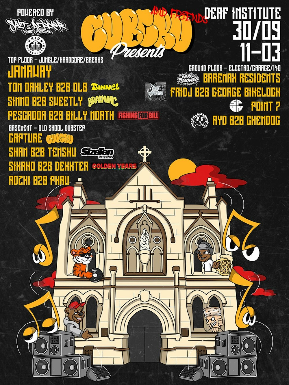 CubCru presents: Deaf Institute Takeover