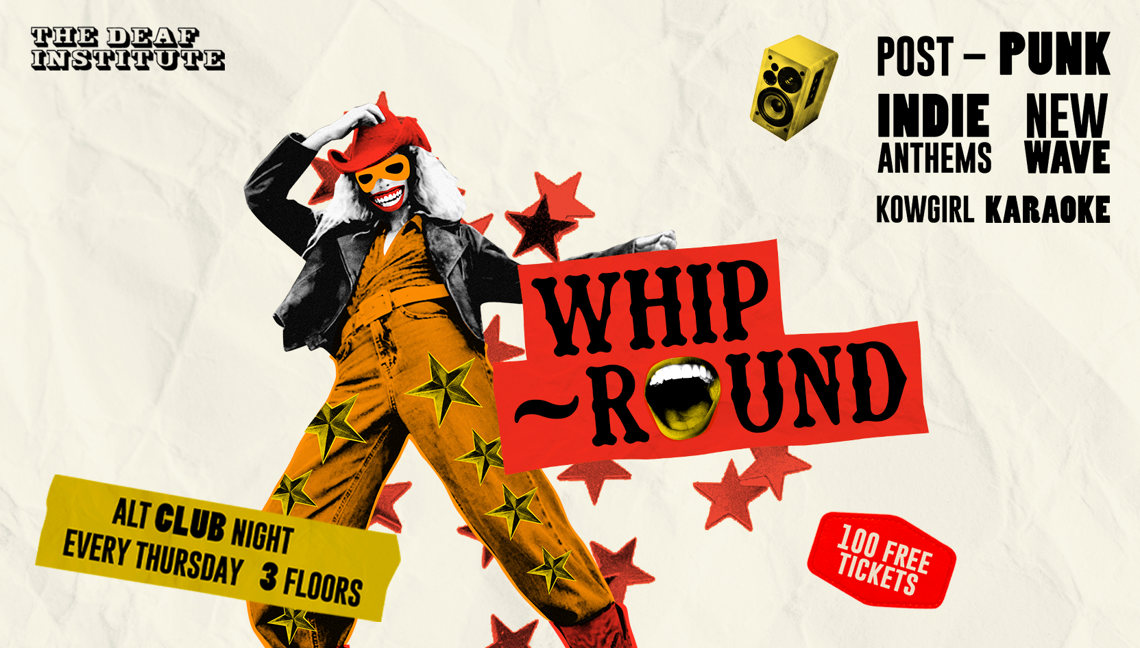 Whip-Round🤠 THURSDAYS AT DEAF | INDIE CLASSICS, POST-PUNK, NEW WAVE + MORE