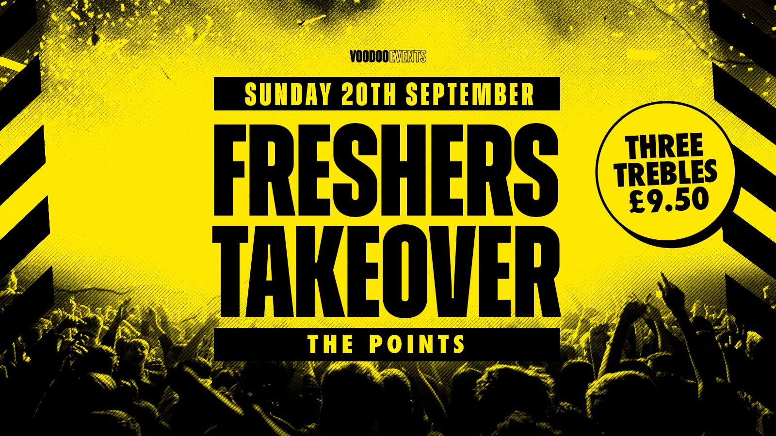 FRESHERS TAKEOVER ⚠️  //  THE POINTS  // SUN 20TH SEP