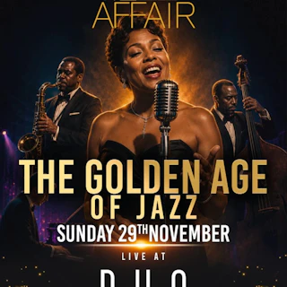 Jazz Affair Live Jazz Swing & Timeless Classics Sunday 29th November