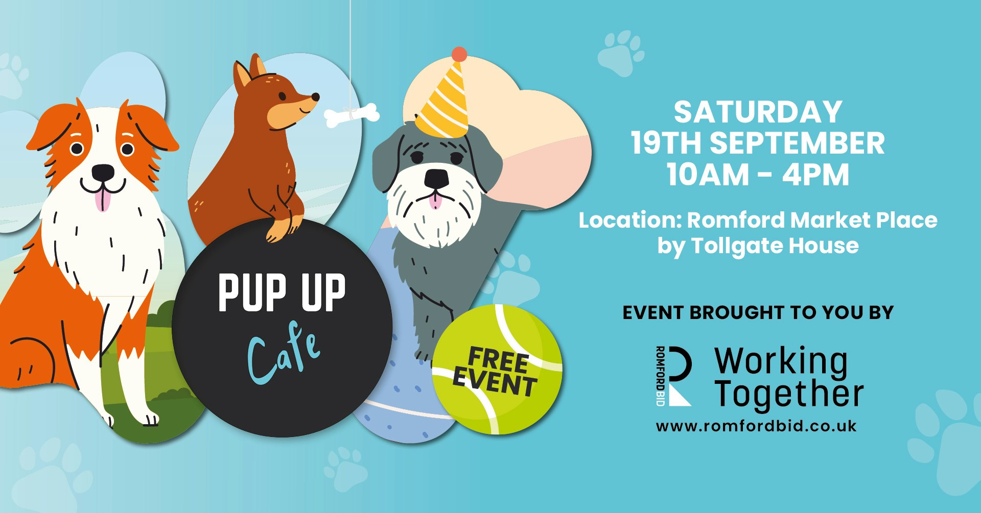 FREE: Pup Up Cafe at Romford BID 🐶