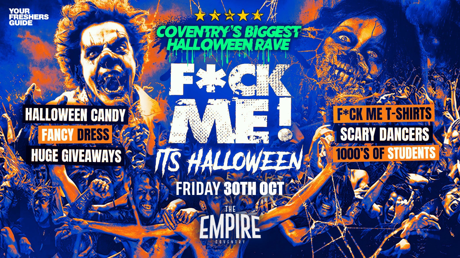 F*CK ME It’s Halloween | Coventry Freshers 2026 & Warwick Freshers 2026