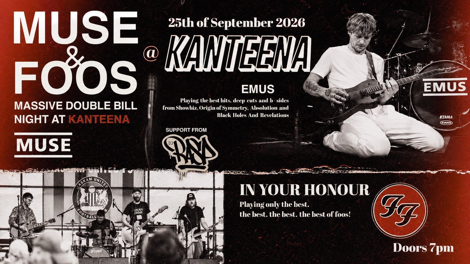 Muse & Foo Fighters Tributes by EMUS & In Your Honour