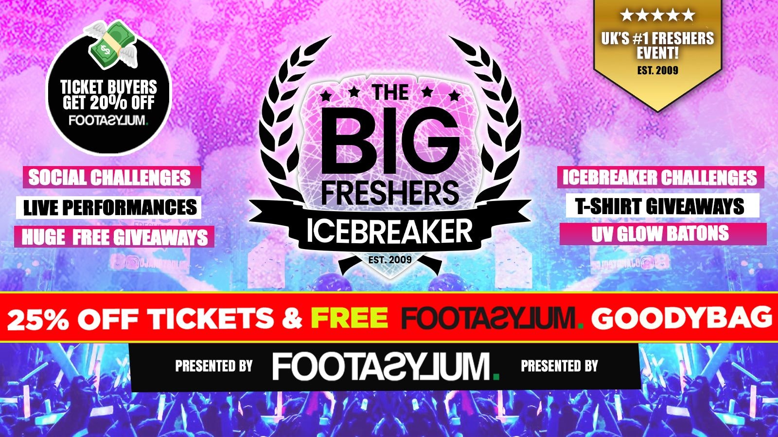🚨 A LEVEL RESULTS DAY 25% OFF 🎓 – Aberdeen Big Freshers Icebreaker – Presented by FOOTASYLUM – Official Move in Party UK Largest Freshers Events – Sold Out 10 Years Running 🏆