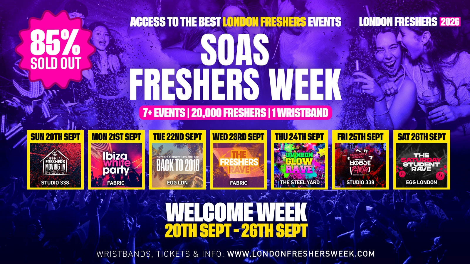 SOAS, University of London Freshers – London Freshers Week 2026 – [Welcome Week]