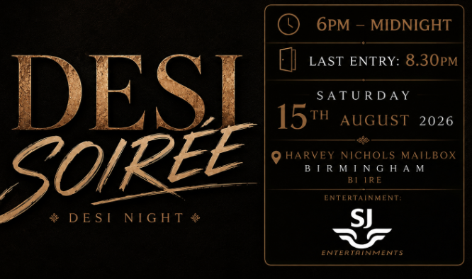 Desi Soirée – Birmingham **