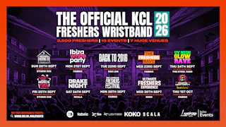 THE 2026 OFFICIAL KING'S COLLEGE LONDON FRESHERS WRISTBAND! THE BIGGEST FRESHERS WEEK FOR ALL KCL STUDENTS 🎉