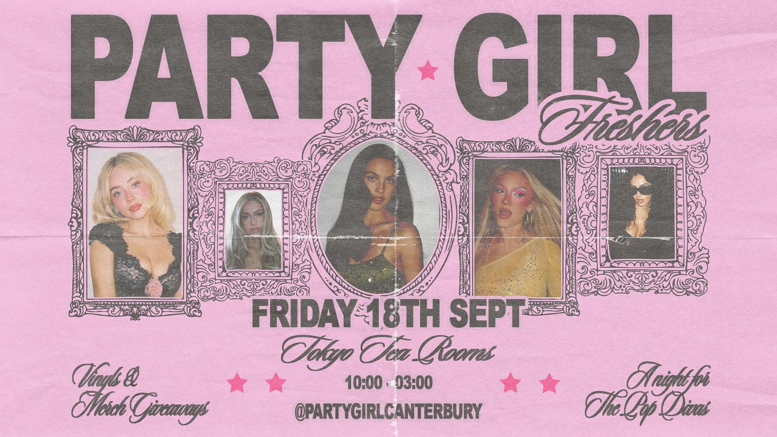 party girl freshers ⭐️ a night out for the pop girlies *7 £5 TICKETS LEFT*