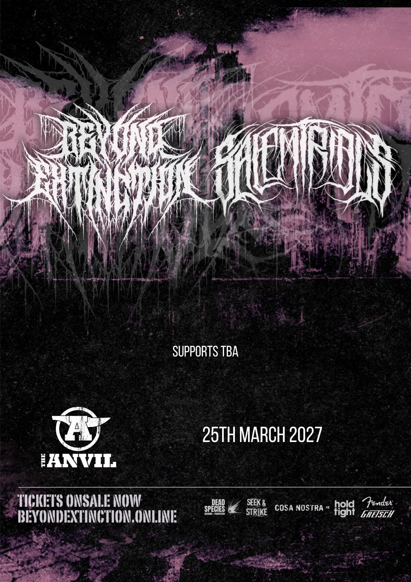 Beyond Extinction // Salem Trials // Support TBA