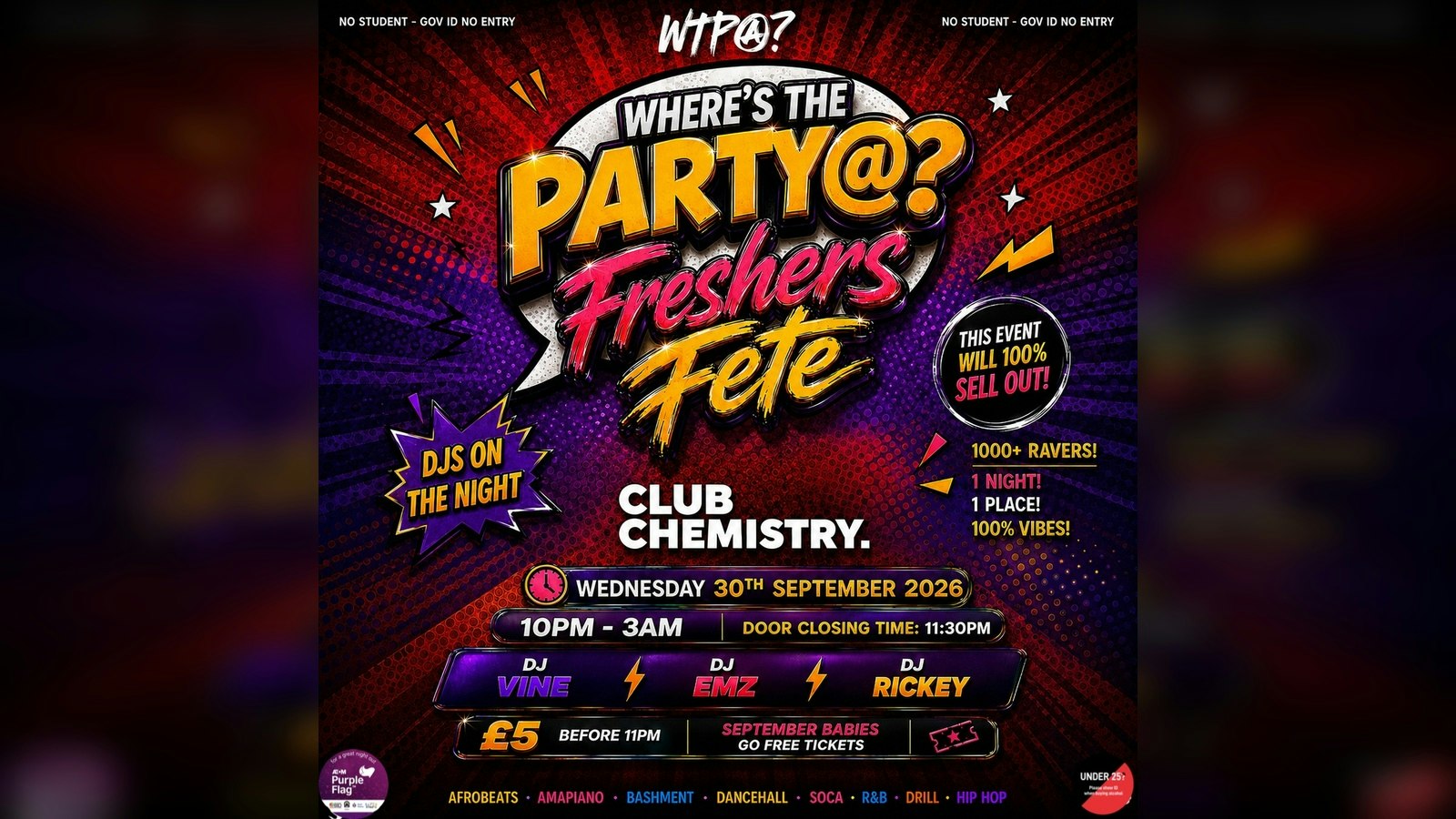 WHERES THE PARTY @? – Freshers Fete 🎡🤪