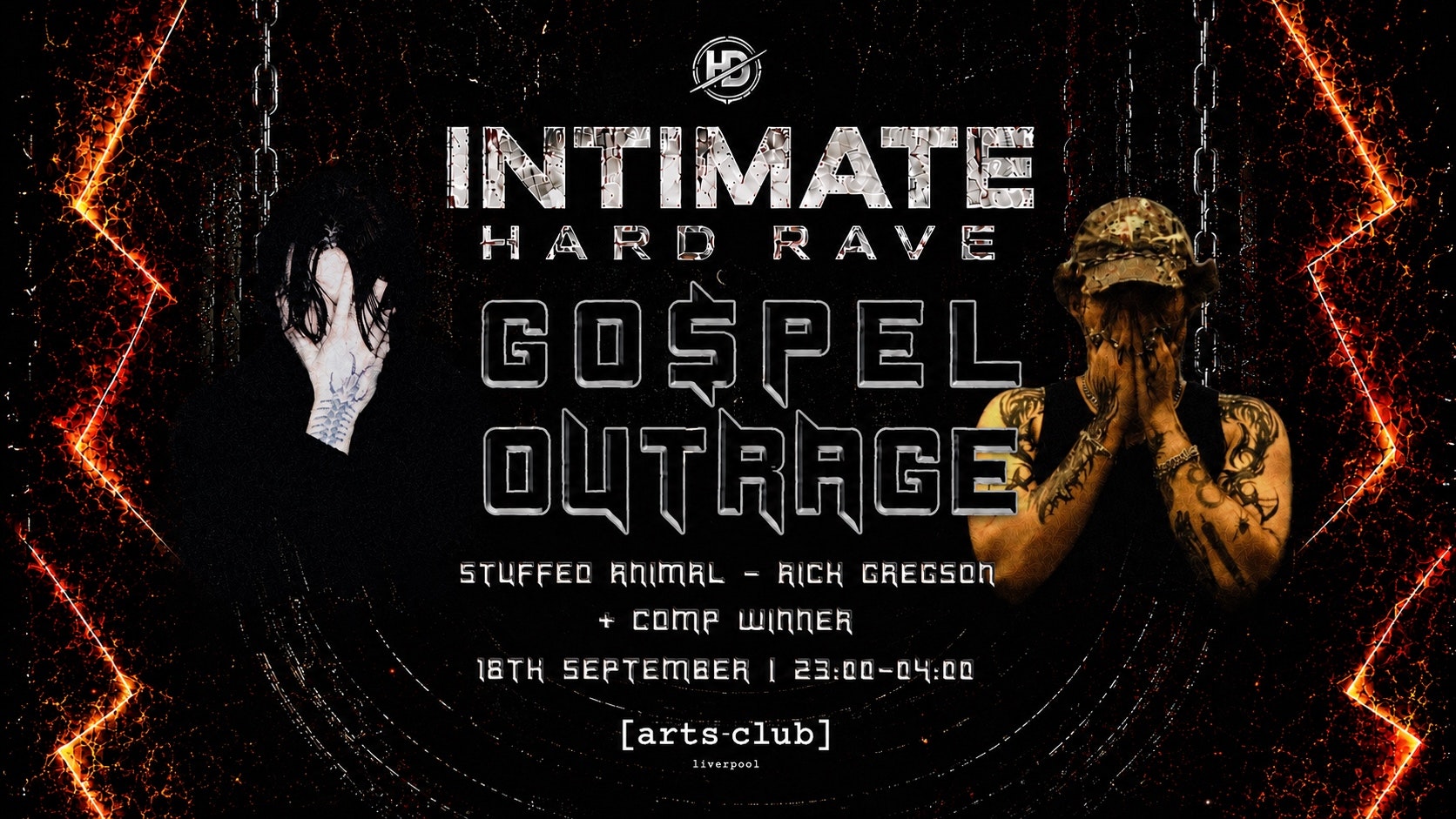 Harder Disørder: Intimate Hard Rave 360 GO$PEL + OUTRAGE