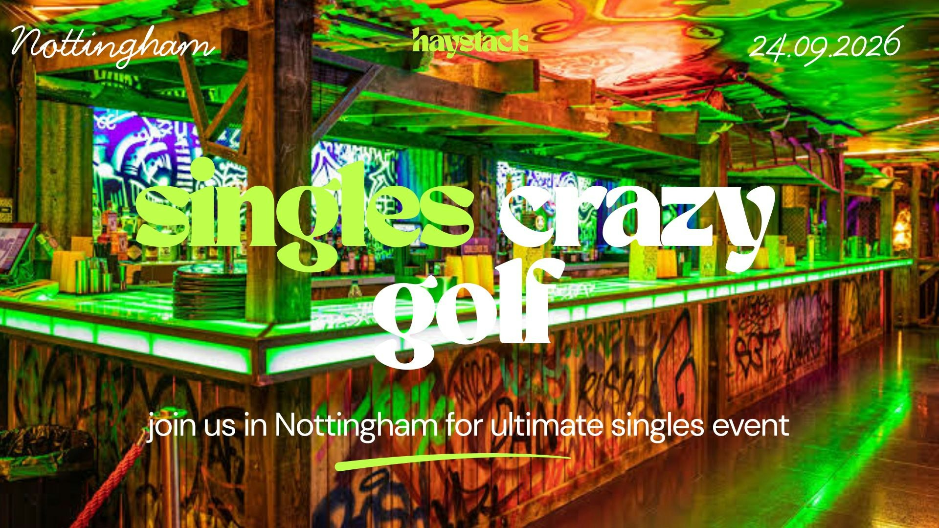 HAYSTACK DATING | GOLF FANG NOTTINGHAM | THURSDAY 24TH SEPTEMBER