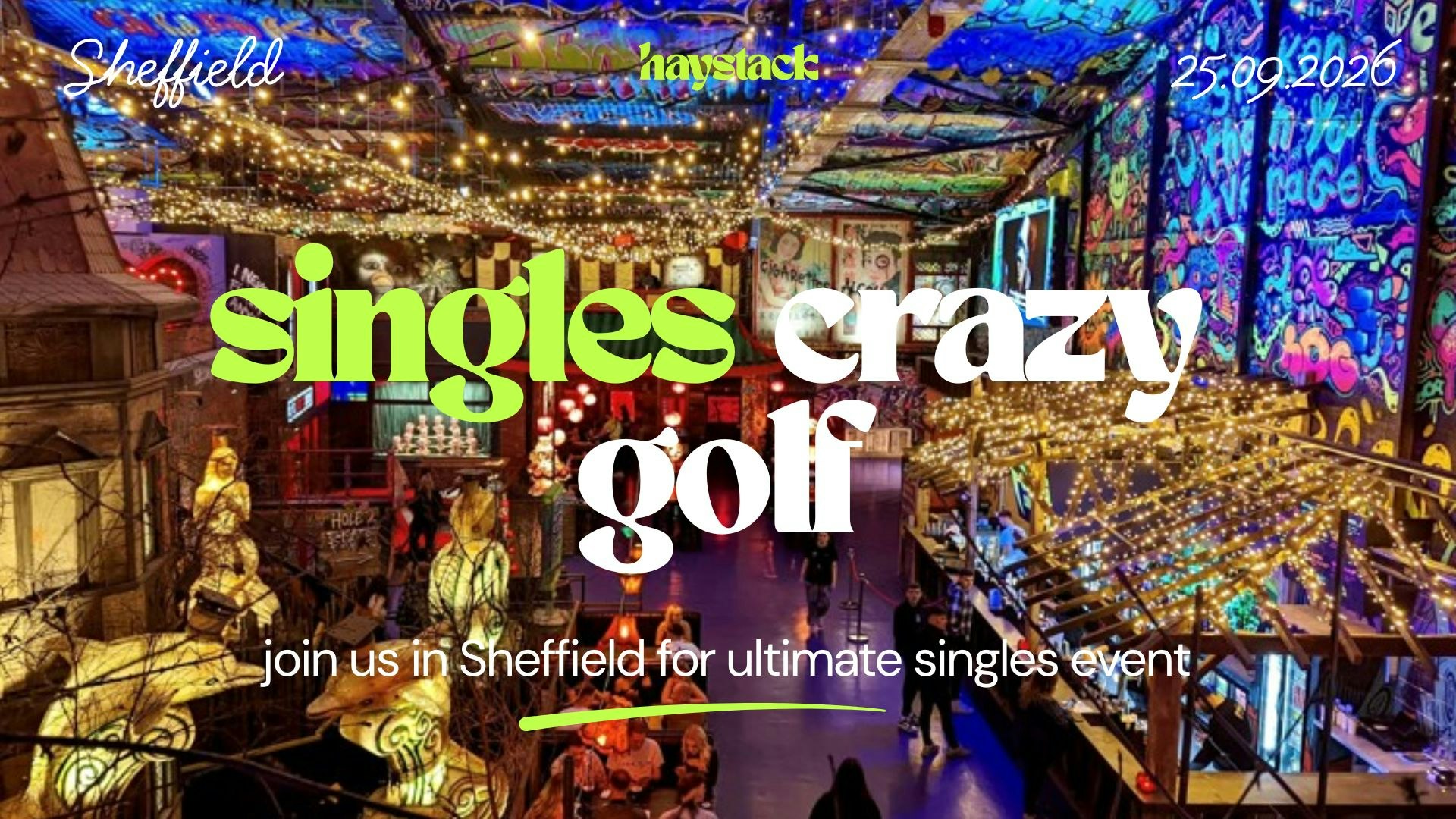 HAYSTACK DATING | GOLF FANG SHEFFIELD | FRIDAY 25TH SEPTEMBER