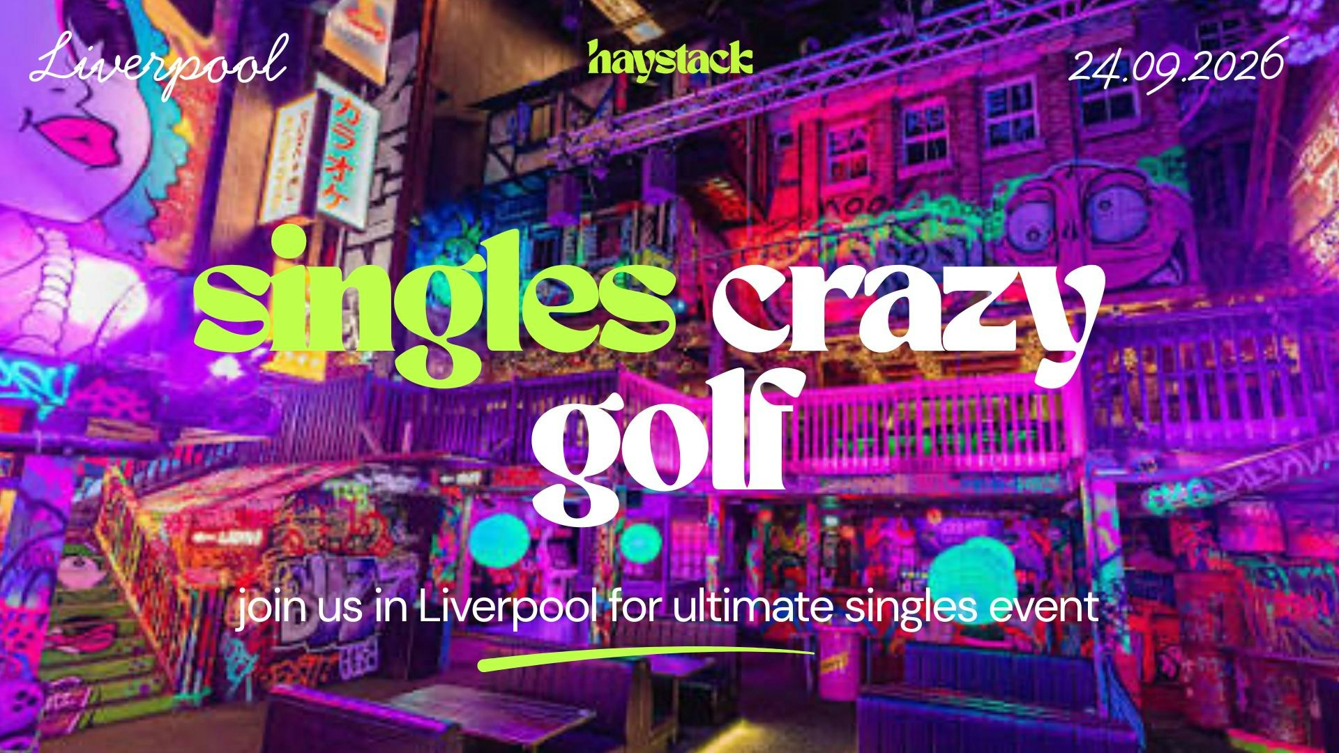 HAYSTACK DATING | GOLF FANG LIVERPOOL | THURSDAY 24TH SEPTEMBER