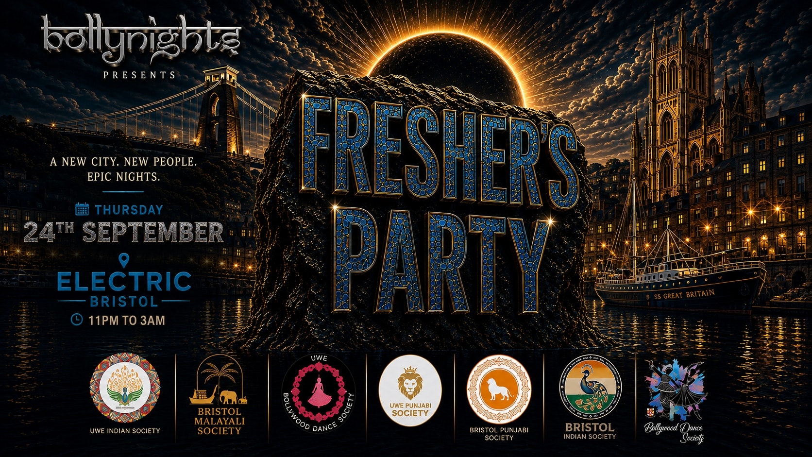 Bristol Bollynights – FRESHERS WELCOME PARTY | Thursday 24th September | Electric