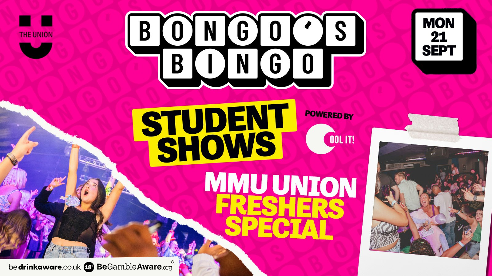 BONGO’S BINGO : STUDENT SHOWS 🎊🪩🖊️🍻 – MMU FRESHERS SPECIAL