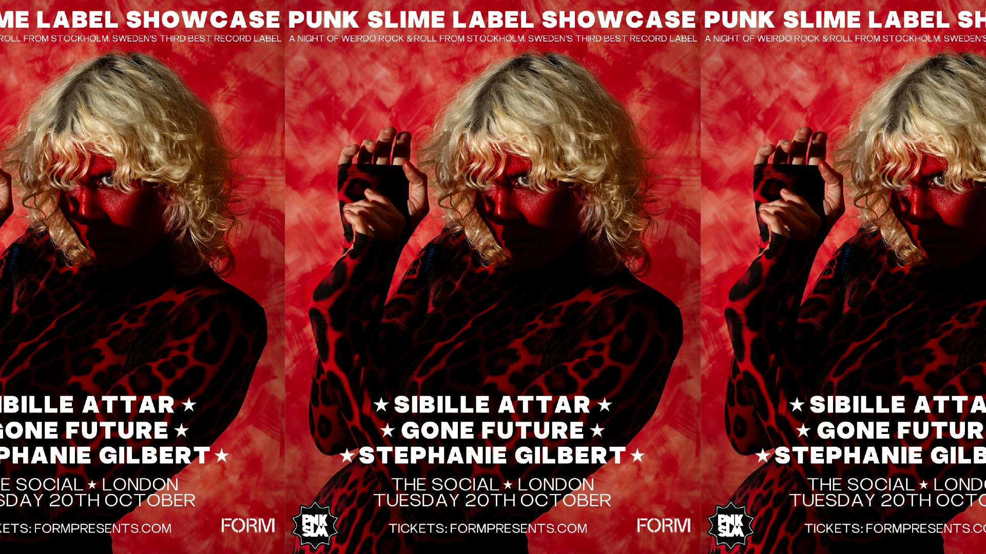 PNKSLM Showcase: Sibille Attar + Gone Future + Stephanie Gilbert