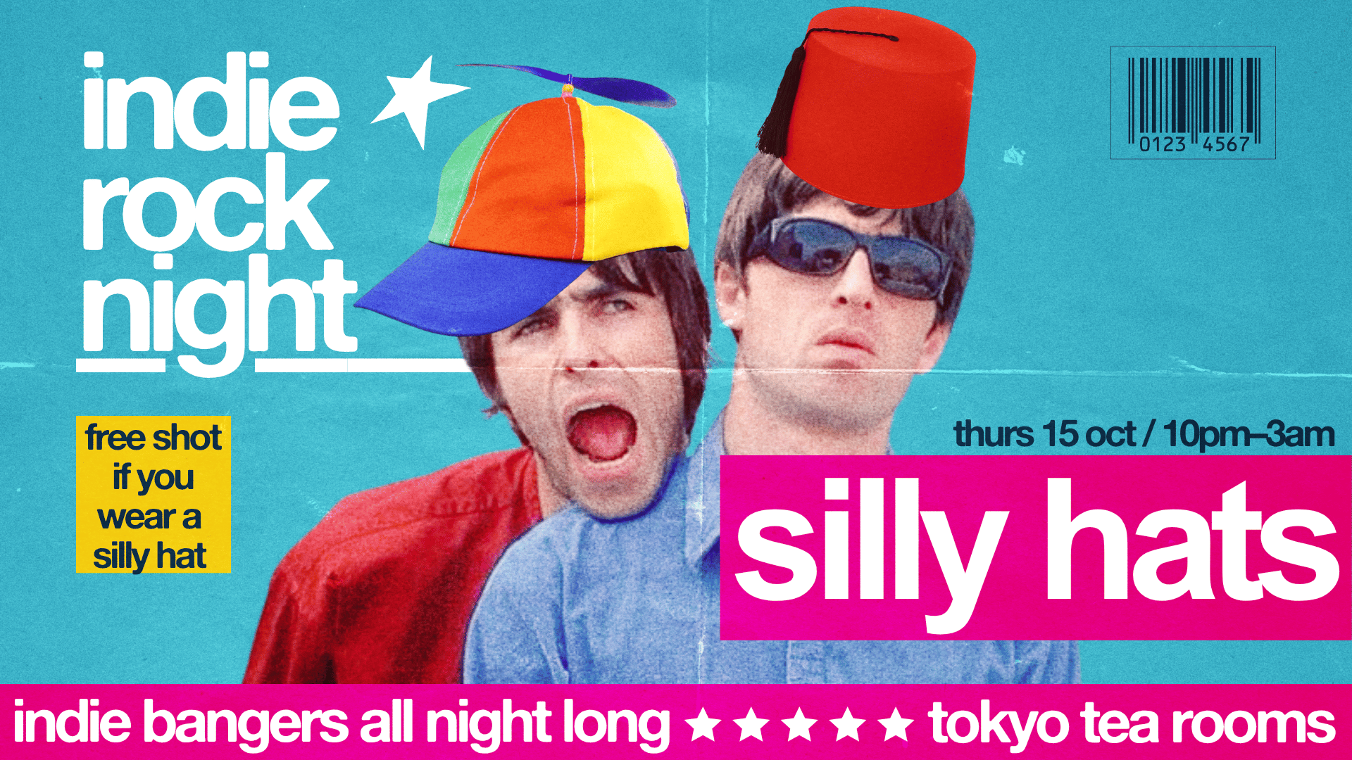 Indie Rock Night ∙ SILLY HAT PARTY *10 £3 TICKETS LEFT*