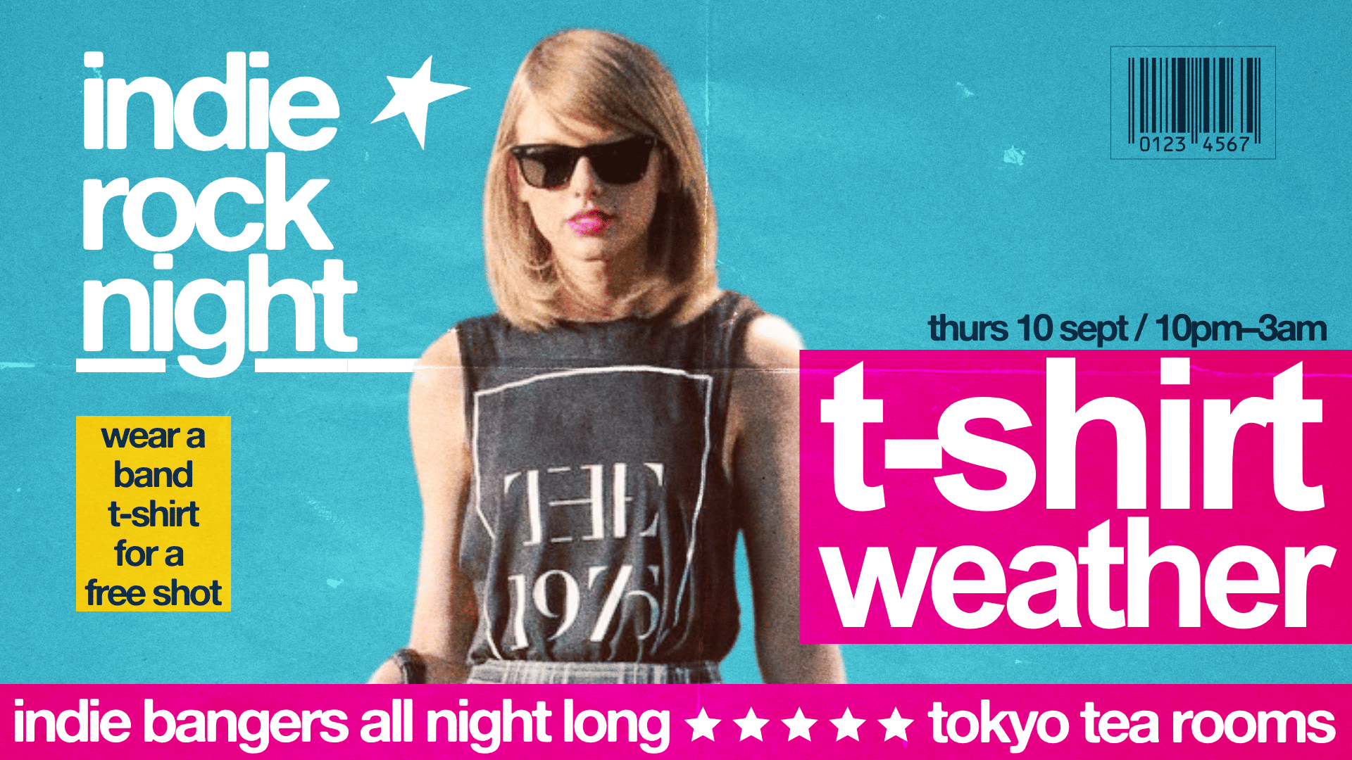 Indie Rock Night ∙ T-SHIRT WEATHER *9 £4 TICKETS LEFT*