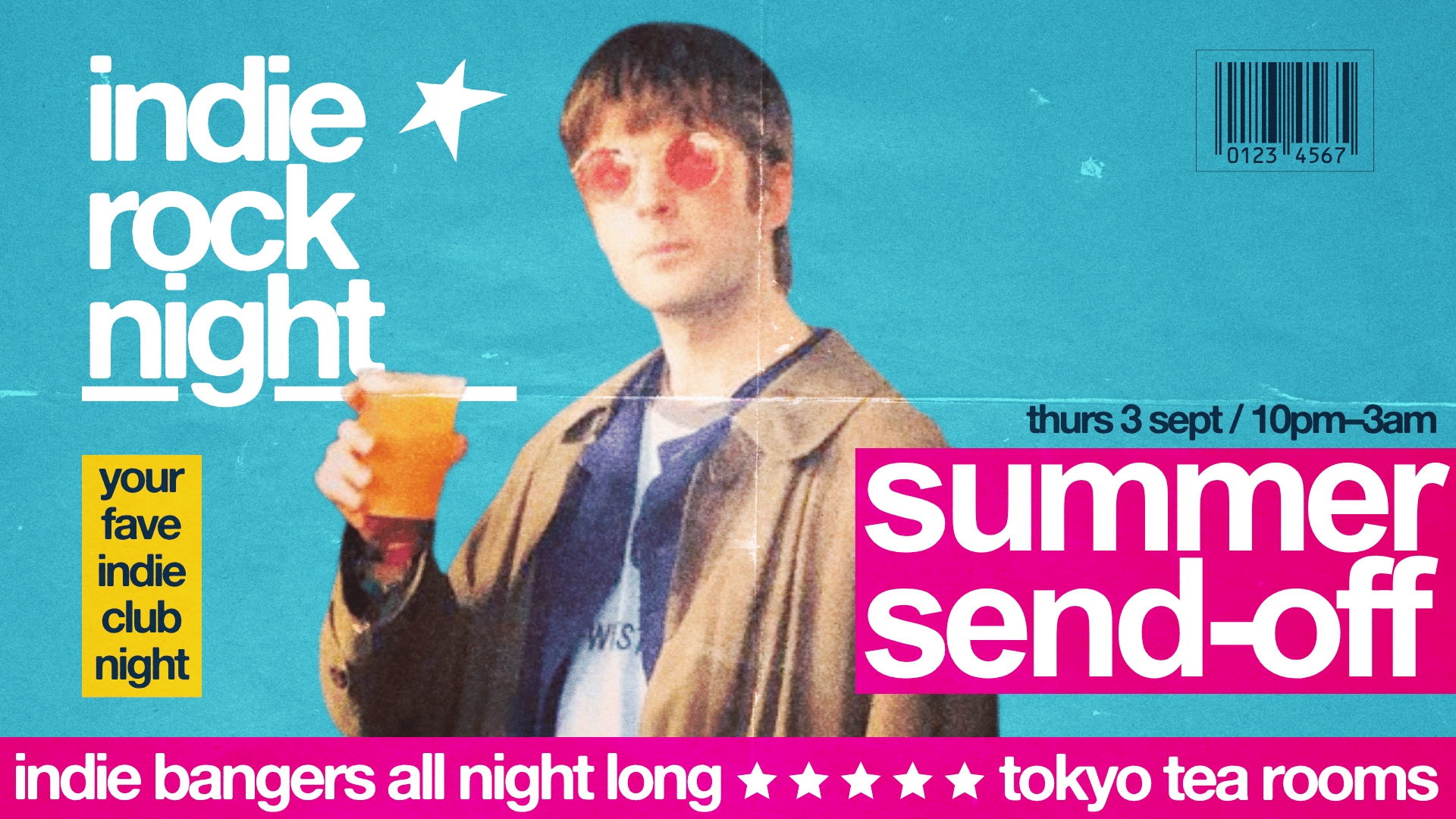 Indie Rock Night ∙ SUMMER SEND OFF PARTY @ Tokyo Tea Rooms *7 £3 TICKETS LEFT*