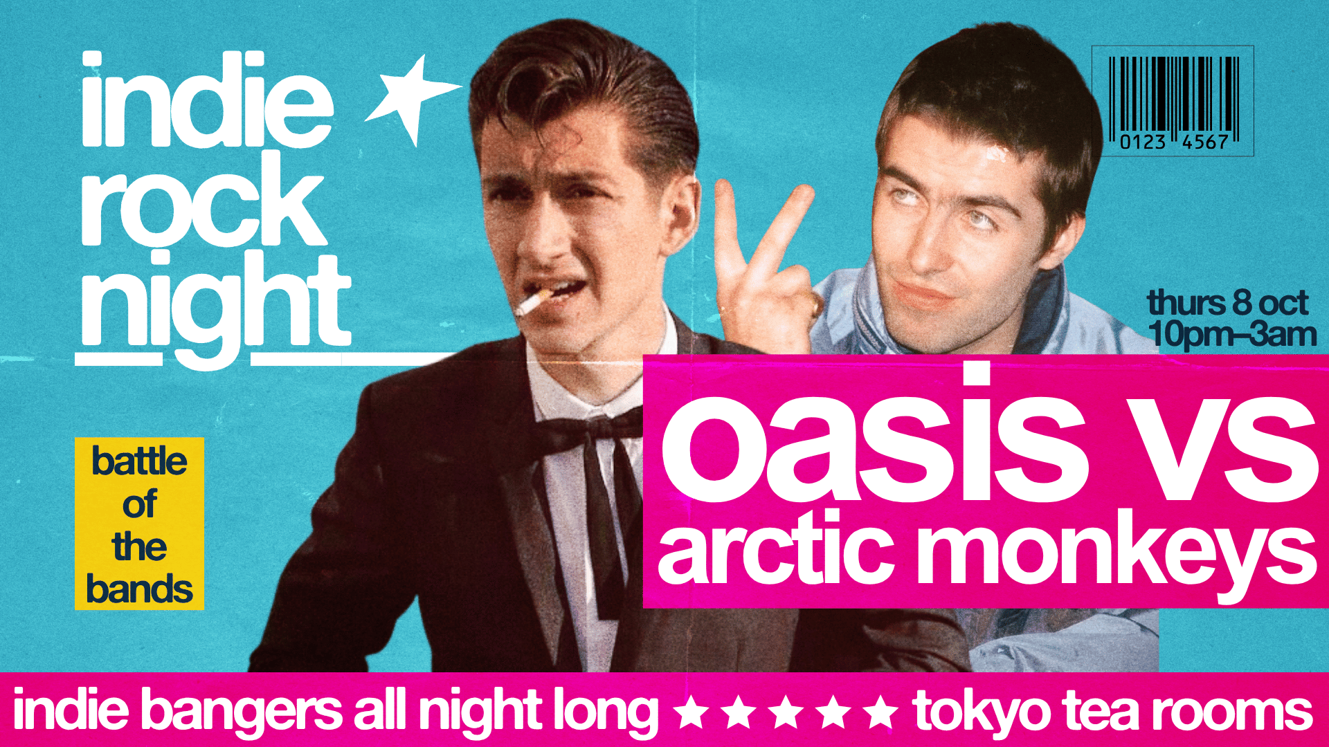 Indie Rock Night ∙ ARCTIC MONKEYS VS OASIS *10 £3 TICKETS LEFT*