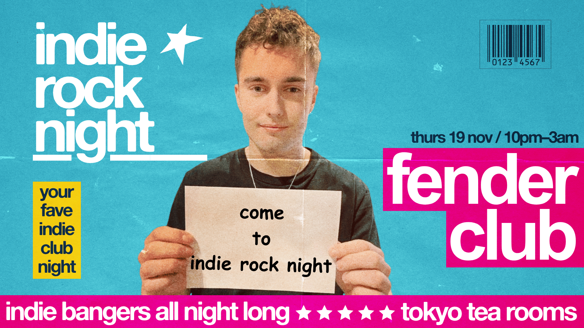 Indie Rock Night ∙ CLUB FENDER (sam fender special)