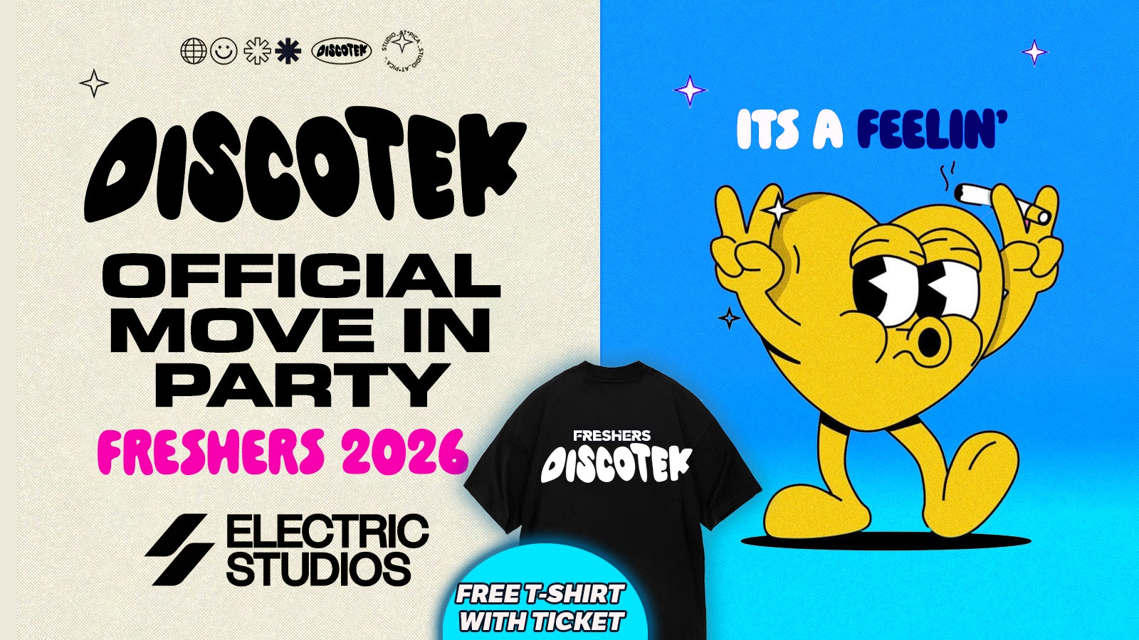 🚨LAST EVER SALE 25% OFF🚨 SHEFFIELD FRESHERS DISCOTEK 2026 ⚡️ Official Student Partners with BoohooMAN 👕 Free T-Shirt with Every Ticket – Sold Out 15 Years Running!