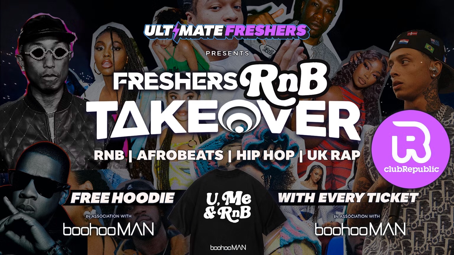 🚨LAST EVER SALE 25% OFF🚨 FRESHERS RNB TAKEOVER LEICESTER 2026 ⚡️ Sold Out 15 years Running! 👕 FREE T-Shirt with Every Ticket!