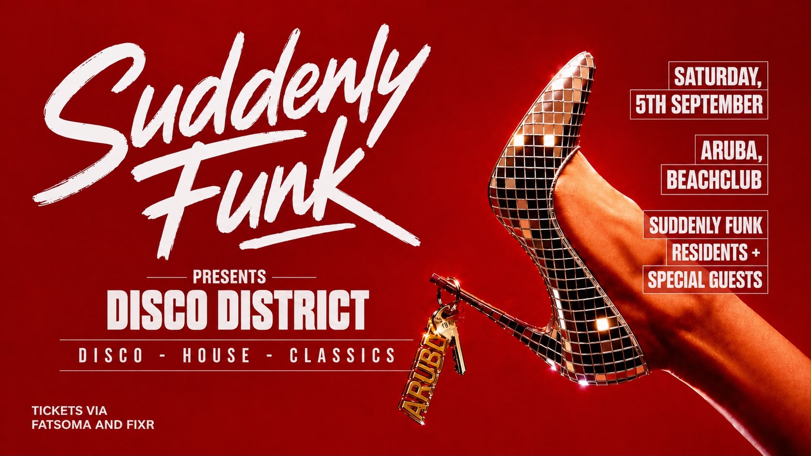 Suddenly Funk Presents Disco District @ Aruba 05.09.26