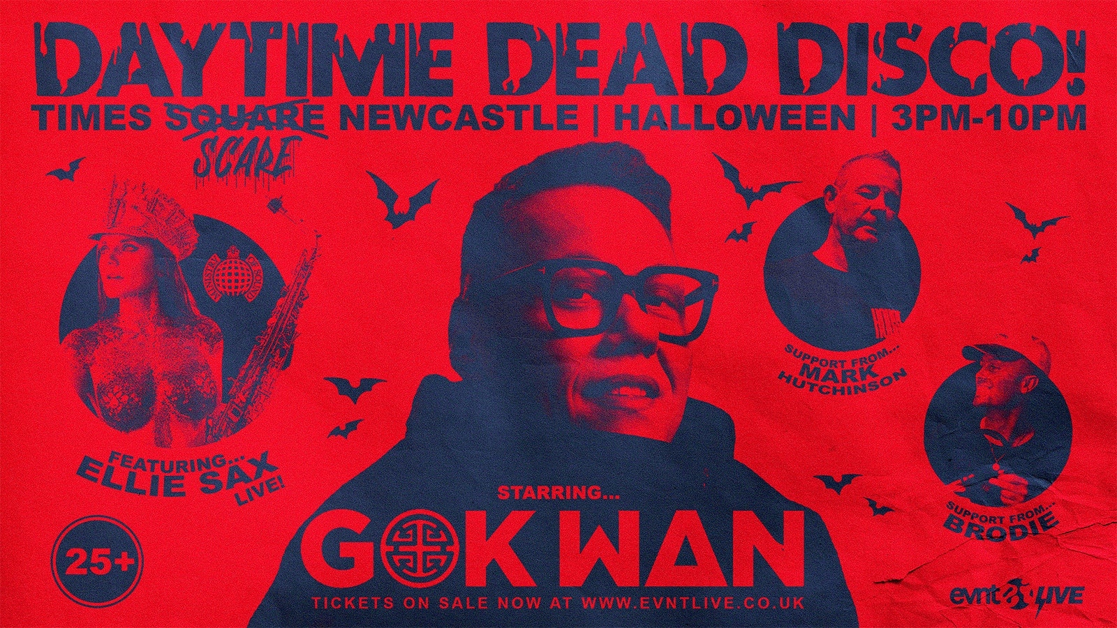 DAYTIME DISCO w/ GOK WAN / ELLIE SAX Live! – The Over 25s Halloween Day Party!