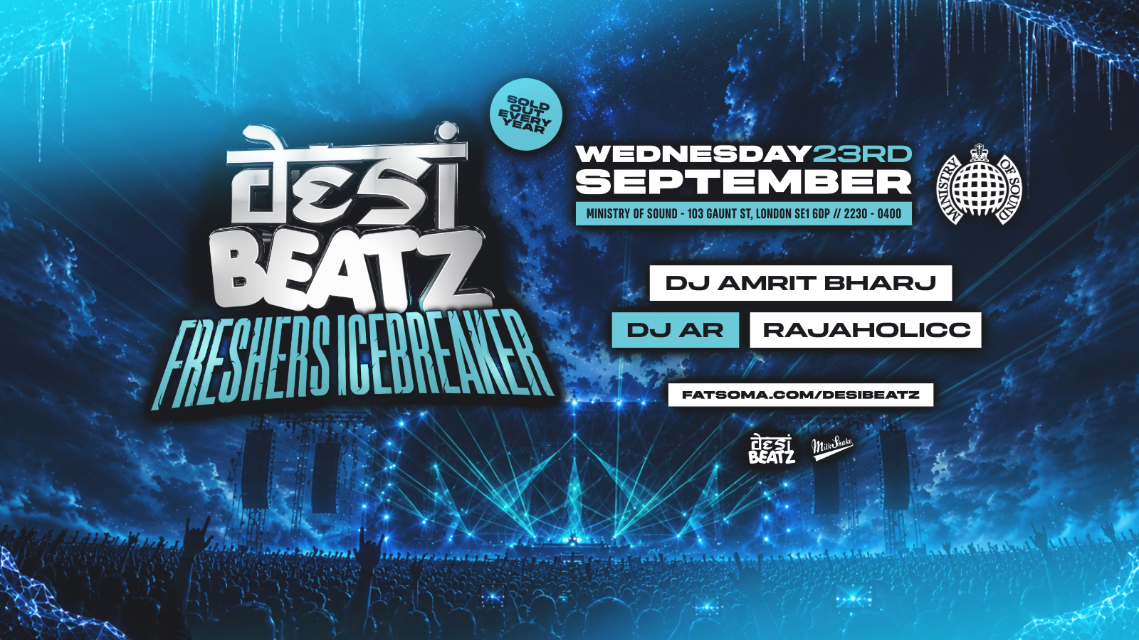 Desi Beatz : FRESHERS ICEBREAKER! | 23.09.26 | Ministry of Sound